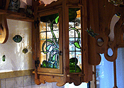 Stained Glass  Cabinet